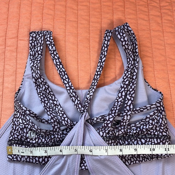 Lululemon Nouveau Limits Tank Lilac Miss Mosaic Deep Zinfandel size 4 Small - Picture 11 of 14
